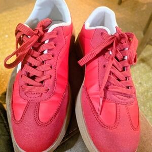 TOP Moda Red Women's Sneakers